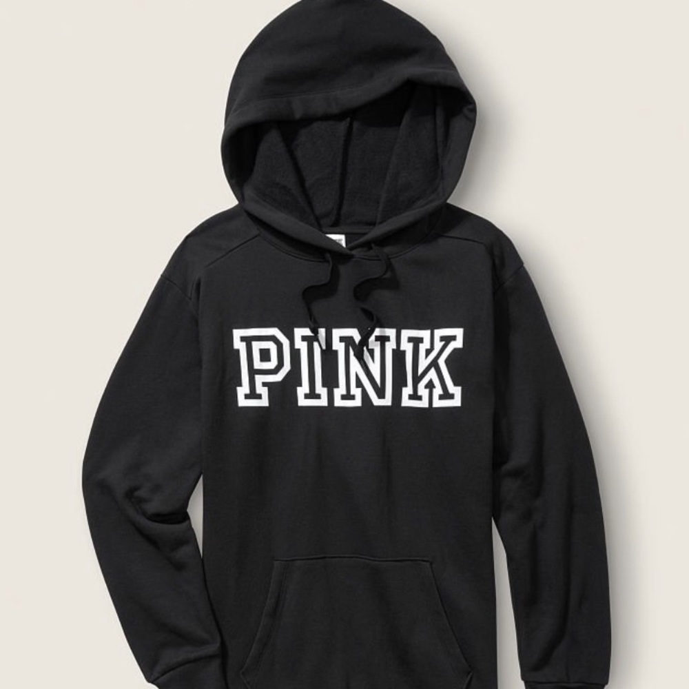 PINK Black Hoodie